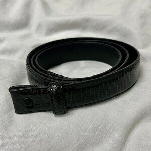 BROOKS BROTHERS LIZARD SKIN BELT STRAP - 34 (RETAIL $348.00)